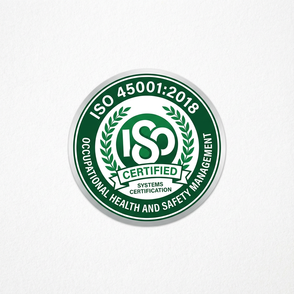 ISO 45001:2018 Certified