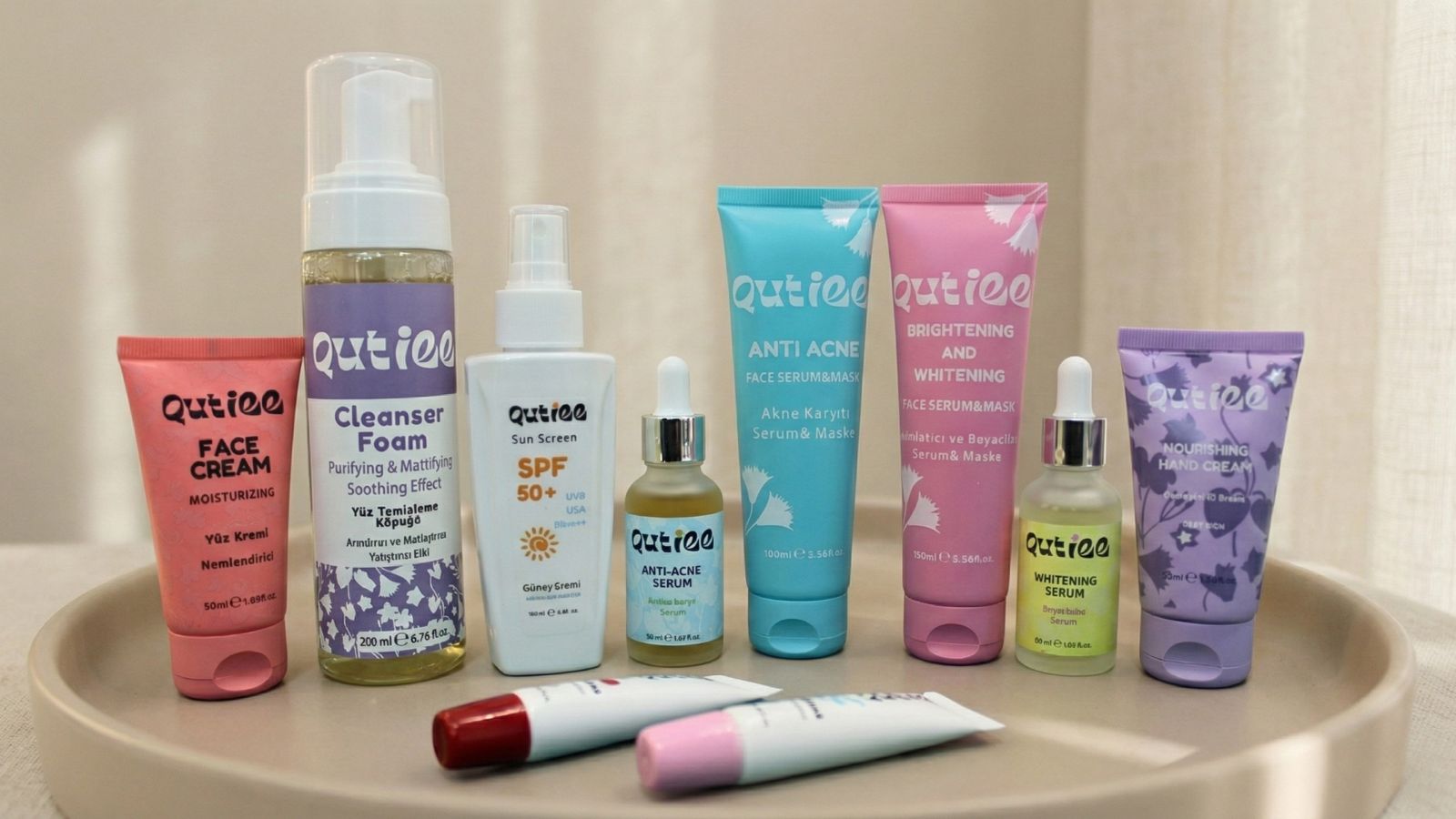 Qutiee Complete Product Line