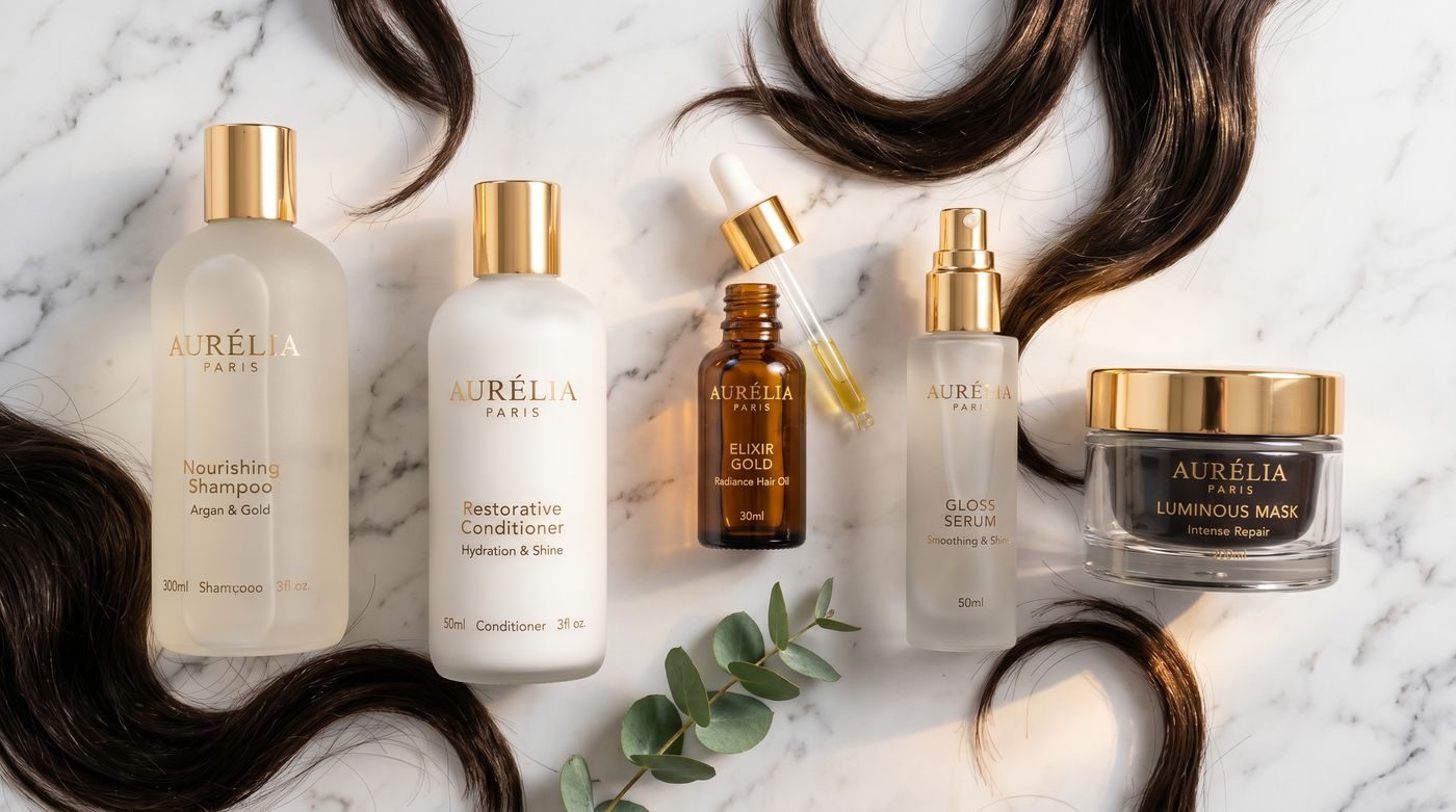 Private label haircare range